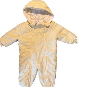 Vintage Peter Rabbit Quiltex Baby Snowsuit Bunting Pale Yellow 6–9 Months